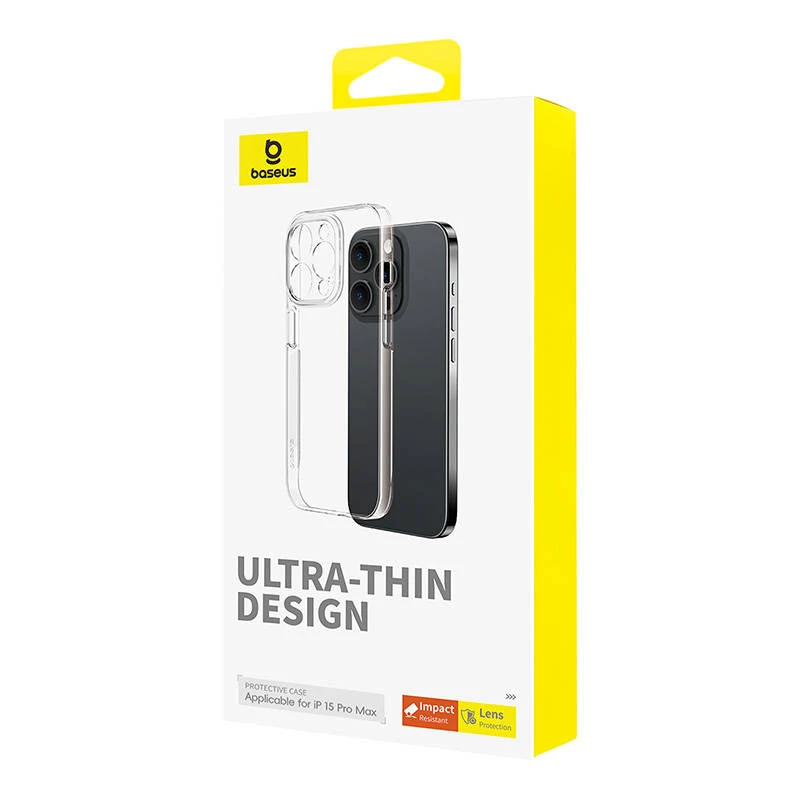 Etui na iPhone 15 Pro Max Baseus OS-Lucent Series (Przezroczyste)