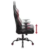 Fotel biurowy Subsonic SA5609-AC1 Wyściełane siedzisko Wyściełane oparcie Czarny Czerwony
