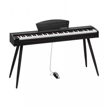 Pianino cyfrowe Kruger & Matz KMDP-45P-BK — wykończenie matowy czarny, ważone klawisze