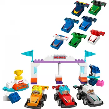 LEGO DUPLO 10445 Wyścigowe Samochody i Kierowcy F1