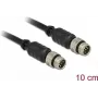 Kabel czujnika/aktora DeLOCK 12688 0,1 m M8 Czarny