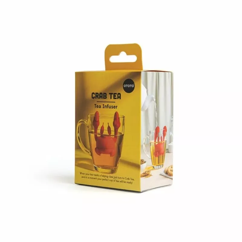 Silicone Tea Infuser Ototo Design OT973 czerwony 66mm 81mm