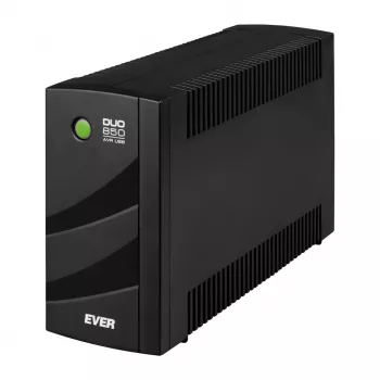 UPS EVER Ever Duo 850 PL T/DAVRTO-000K85/01 850VA Line-Interactive, 550W, AVR, 3 gniazda AC, 12V 2×5Ah, Tower