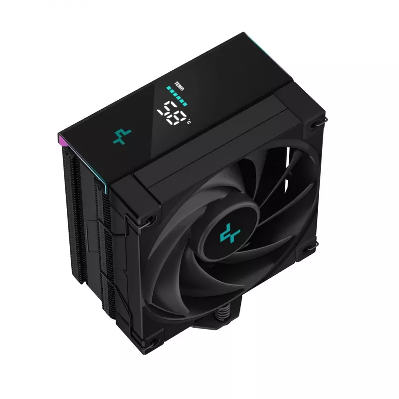 Chłodnica powietrza procesora DeepCool AK400 DIGITAL 12 cm Czarny 1 szt.