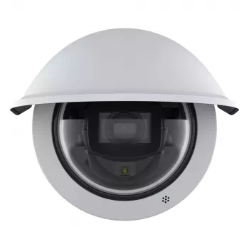 Kopułkowa kamera IP AXIS 02814-001 do montażu na ścianie zewnętrznej, 1080p, przetwornik CMOS 1/2,8 cala, kąt poziomy 100°, obrót 360°