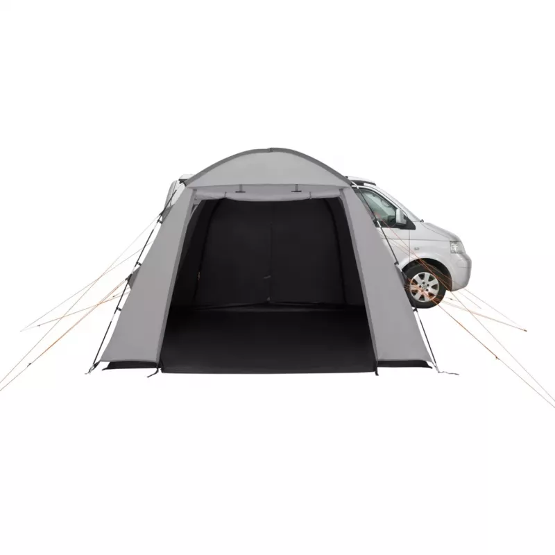 Markiza boczna easy camp 120504 — odpinana podłoga z poliestru, stelaż z włókna szklanego, wysokość 2050 mm, waga 7,6 kg