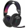Jlab Nightfall Bezprzewodowy zestaw słuchawkowy do gier Czarny Podwójne połączenia bezprzewodowe przez USB lub Bluetooth, obrotowy mikrofon, do 70 godz. pracy na baterii