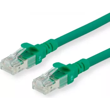 Roline - Patch-kabel - RJ-45 (M) to RJ-45 (M) - 50 cm - SFTP, PiMF - CAT 6 - bezhalogenowy, Moulded, Stranded - Green