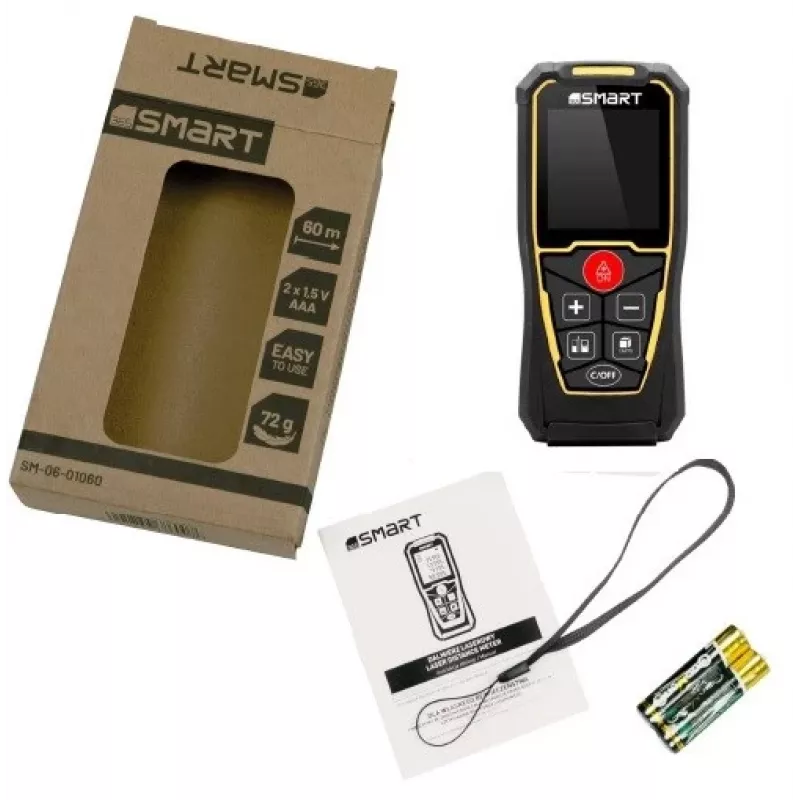 Dalmierz laserowy Smart 06-01060 marki Smart — ręczny miernik odległości laserowy