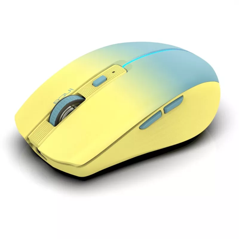 Mysz Cian Technology GmbH INCA IWM-511RS Blt+Wrls RGB kolor bazowy żółty