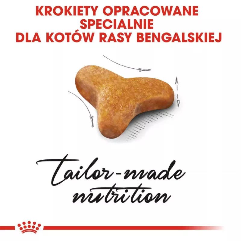 Sucha karma dla kota Royal Canin Bengal Adult 10 kg — Kurczak, 40% białka, 18% tłuszczu