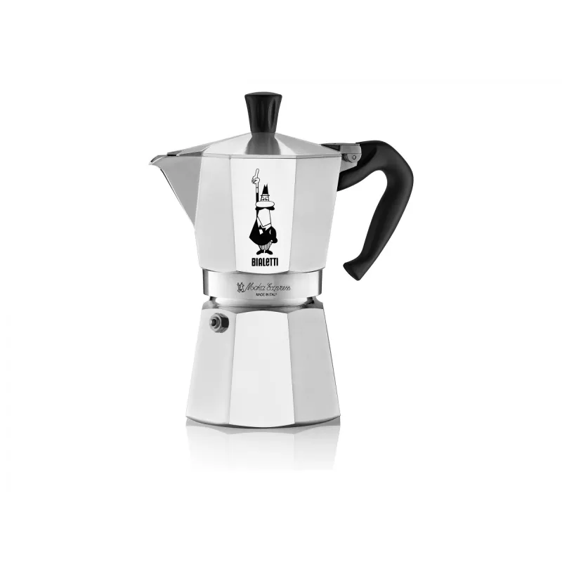 Bialetti Moka Express Moka pot 0,3 L Aluminium, Czarny