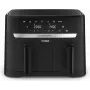 Tefal Easy Fry EY901N Double 8.3 L Wolnostojąca frytkownica na gorące powietrze 2700 W Czarna