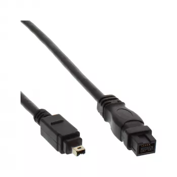 Kabel FireWire 400 na 800 InLine 34901 1 m Męski/Męski Czarny