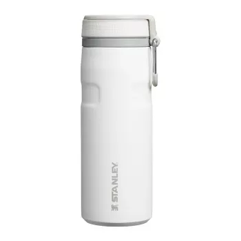Butelka termiczna STANLEY Iceflow do codziennego użytku 470 ml, stal nierdzewna, nakrętka typu flip, biały