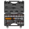 Neo Tools klucz dynamometryczny 1/4 dwukierunkowy, 5-25 NM, zestaw 21 szt.