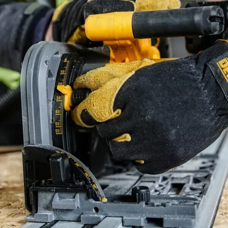DEWALT DCS520T2 przenośna pilarka tarczowa 54 V 2x XR FLEXVOLT 6 Ah TSTAK czarno-żółta