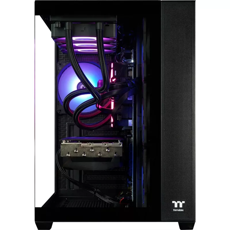 Thermaltake FTW RTX 5070 Ti komputer dla graczy, czarny/przezroczysty, Windows 11 Home 64-bit (PC-000087-DE)