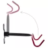 Wall-mounted bicycle rack MACLEAN MC-430, horizontal mount, holds up to 30 kg, Czarny