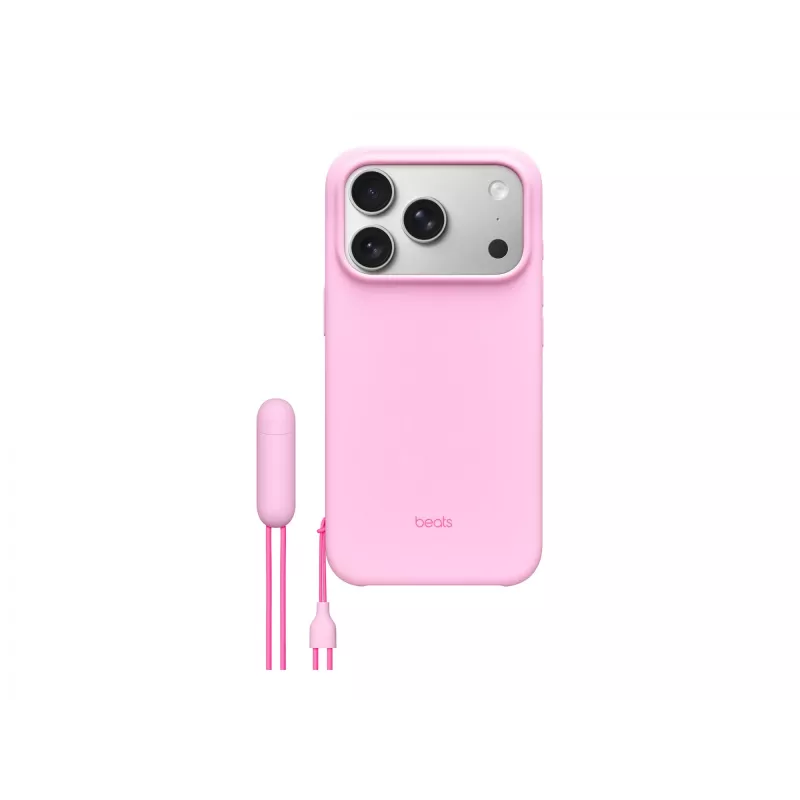 Etui z podstawką Apple Beats iPhone 17 Pro MagSafe Camera Control różowe