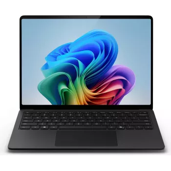 Microsoft Surface Laptop 7 Copilot+ PC Qualcomm Snapdragon X1E-80-100 38,1 cm (15) Touchscreen 16 GB LPDDR5x-SDRAM 1 TB SSD Wi-Fi 7 (802.11be) Windows 11 Home Czarny (ZYT-00030)
