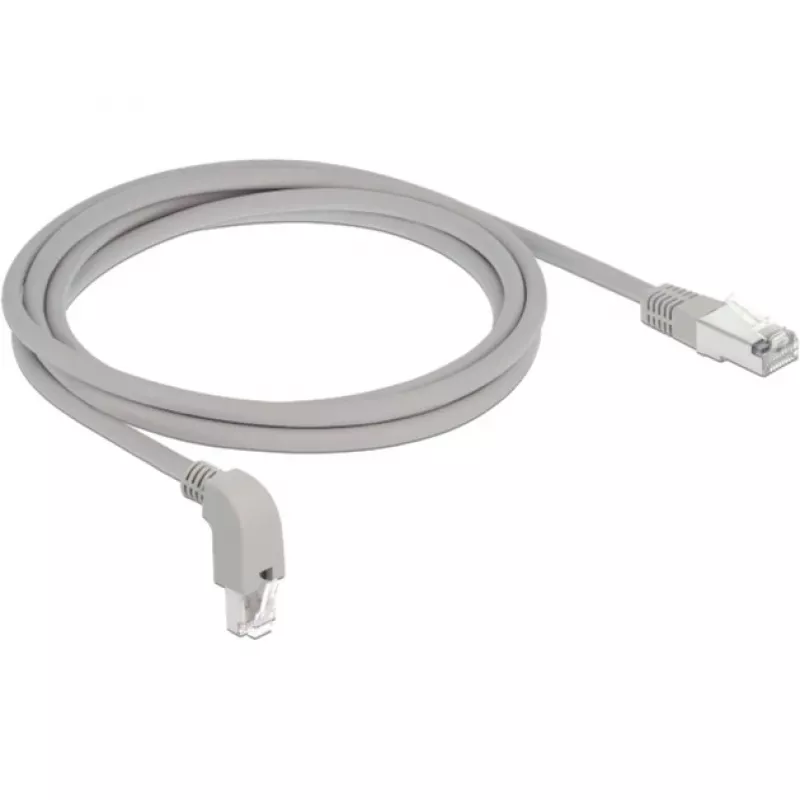 Kabel sieciowy DeLOCK 85875 2m Cat6a S/FTP Szary