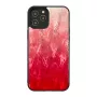 Etui ochronne iKins na Apple iPhone 12 / 12 Pro, różowe jezioro z czarnymi wykończeniami