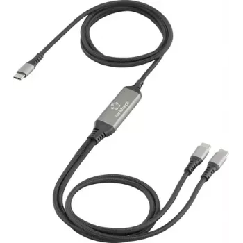 Kabel USB Renkforce USB 2.0 wtyk USB-C czarny RF-6721084 (RF-6721084)