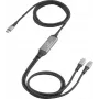 Kabel USB Renkforce USB 2.0 wtyk USB-C czarny RF-6721084 (RF-6721084)