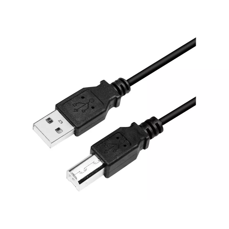 Kabel USB LogiLink CU0009B 5m USB A USB B Czarny