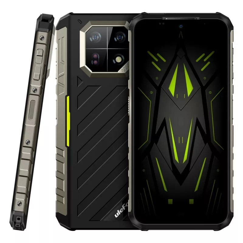 Wytrzymały smartfon UleFone Armor 22 4G, 9 GB RAM, 128 GB pamięci, IP69K, zielony