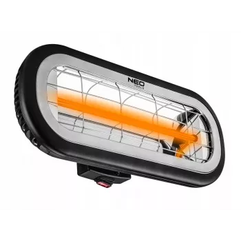 NEO TOOLS 90-032 elektryczny grzejnik na podczerwień do użytku wewnątrz i na zewnątrz 2000 W Czarny