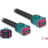 Kabel DeLOCK HDMTD Z quad jack na HDMTD Z quad jack 1 m klasa ochrony IP67