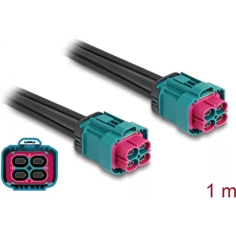 Kabel DeLOCK HDMTD Z quad jack na HDMTD Z quad jack 1 m klasa ochrony IP67