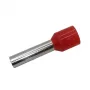 Zacisk izolowany do zaciskania 10mm²/7AWG, miedziany, czerwony, 100 szt.