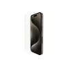 Belkin | ScreenForce Pro | UltraGlass2 Antymikrobiowa Osłona Ekranu | Apple | Dla iPhone 15 Pro | Szkło | Przezroczysta | Bezbarwna Osłona Ekranu