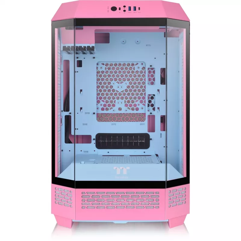 Thermaltake The Tower 300 Bubble Pink różowy Szkło Hartowane - Midi/Mini Tower - ATX