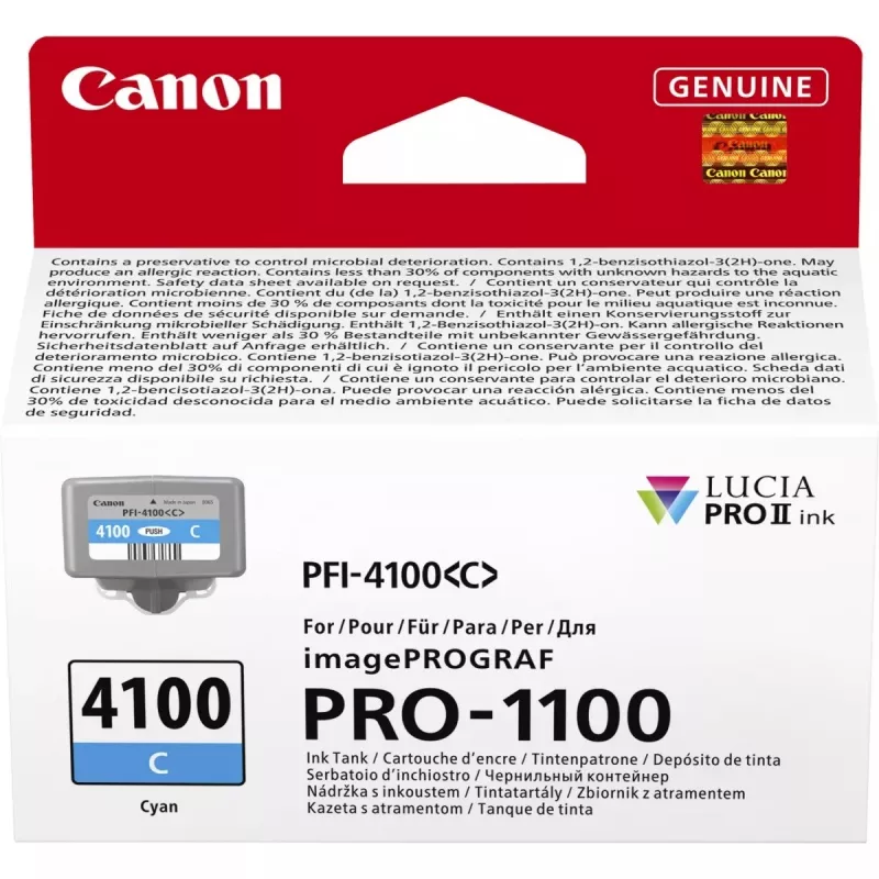 Wkład atramentowy Canon LUCIA PRO II 1 szt. Oryginalny Standardowa wydajność cyjan