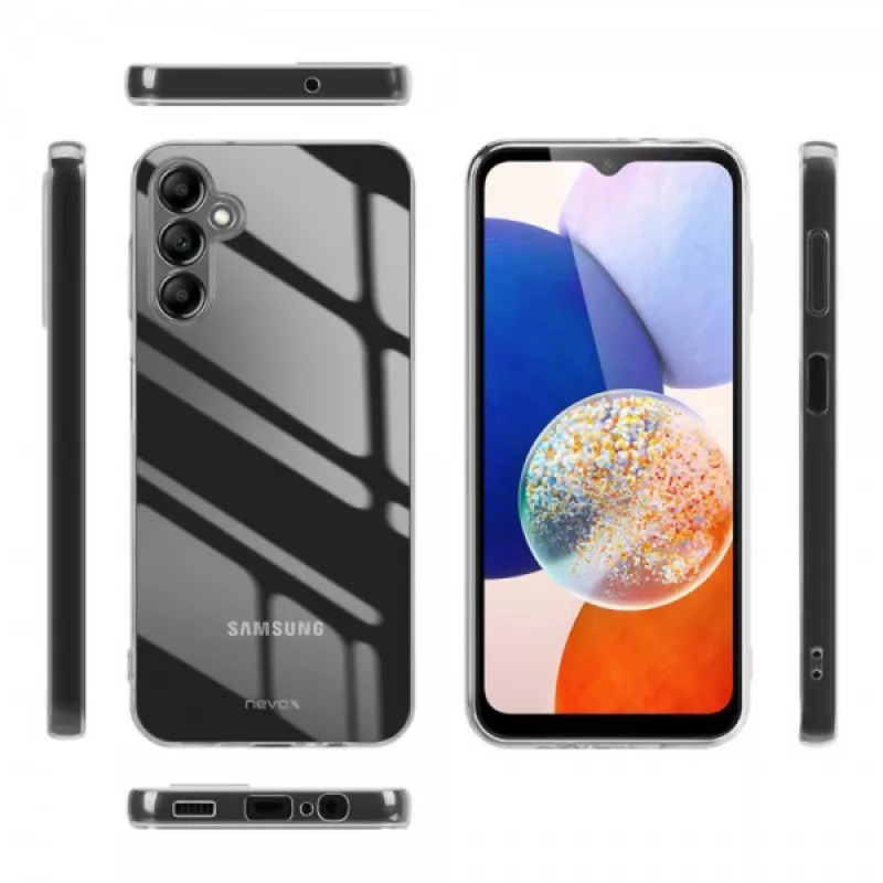 Ochronne etui Flex Nevox do Samsung Galaxy A17 5G — przezroczyste, model 2573