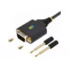 StarTech.com 13ft (4m) 2-portowy adapter kablowya USB na szeregowy, wymienne śruby/nakrętki DB9, zachowanie COM, USB-A na DB9 RS232, FTDI, ochrona ESD poziomu 4, Windows/macOS/ChromeOS/Linux — wytrzymała konstrukcja TPE