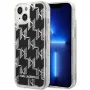Karl Lagerfeld KLHCP14MLMNMK iPhone 14 Plus 6.7 hardcase czarny / czarny Liquid Glitter Monogram