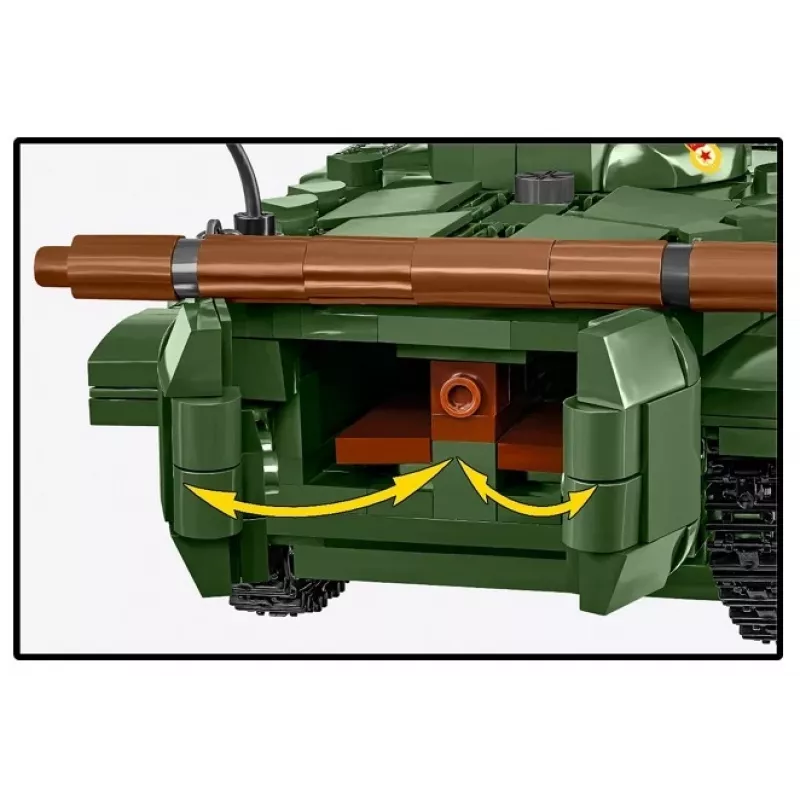 Zestaw konstrukcyjny Cobi Blocks BMP-1 758 elementów - klocki do budowy modelu w skali