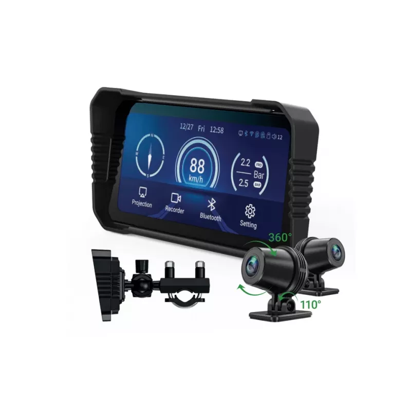 Kamera samochodowa Navitel MS850 DUAL — dwukanałowy rejestrator motocyklowy z Wi‑Fi