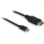 Kabel DisplayPort DeLOCK 82698 1 m mini DisplayPort na DisplayPort czarny