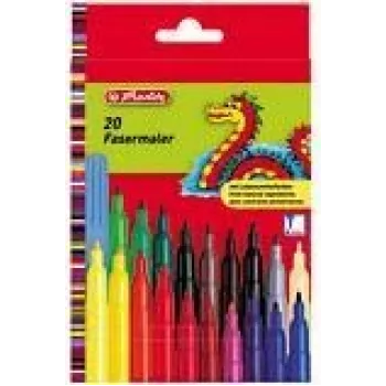 Pisaki Herlitz 08649238 Wielokolorowe 20 szt. grubość 2 mm