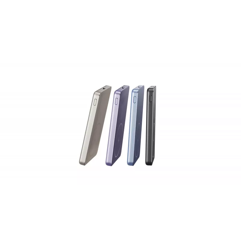 Xiaomi Super cienki Magnetic Power Bank 5000 | 5000 mAh | Niebieski