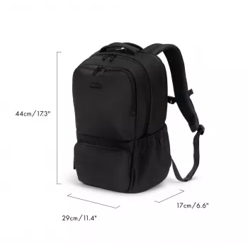 Plecak miejski DICOTA D32116-RPET Czarny Poliester rPET