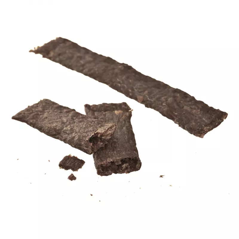 Przysmaki dla psa PETITTO Monoprotein Meat Strips — Jeleń, przekąska hipoalergiczna, 400 g, bez zbóż i soi