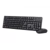 Zestaw klawiatura + mysz czarny/bezprzewodowy