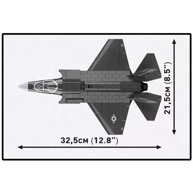 F-35B Lightning II Klocki Konstrukcyjne - 614 elementów